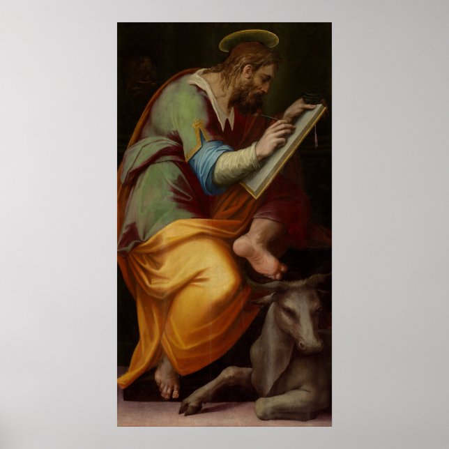 Saint Luke - Giorgio Vasari Poster d'Art (Devant)