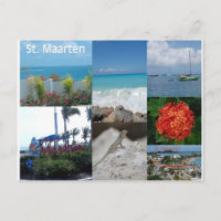 Saint Maarten Foto Collage von Khoncepts