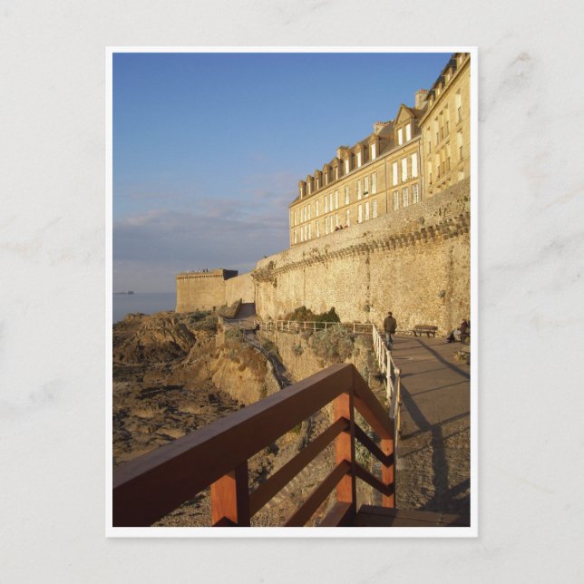 Saint Malo, Bretagne, Frankreich Postkarte (Vorderseite)