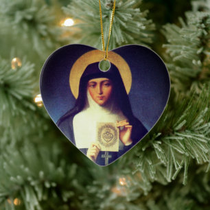 Saint Margaret Mary Alacoque Keramik Ornament