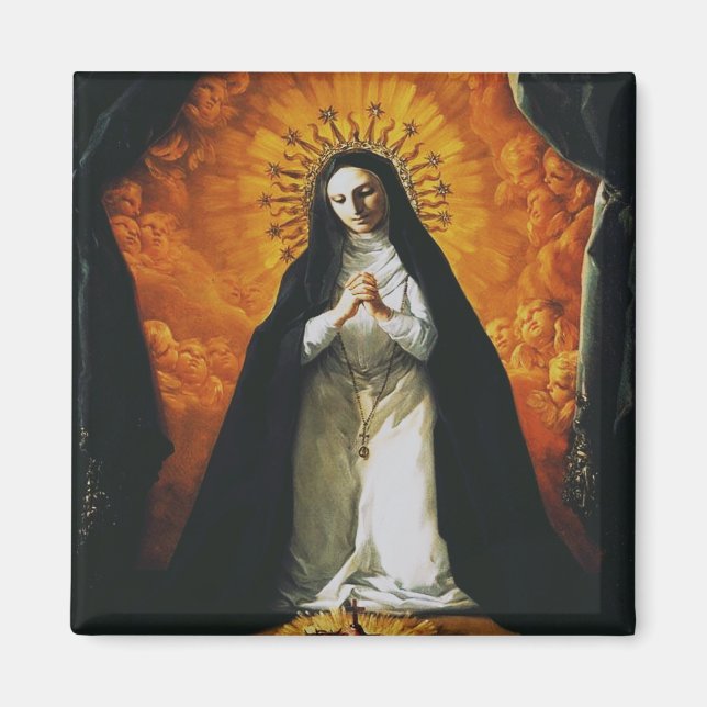 Saint Margaret Mary Alacoque Magnet (Vorne)