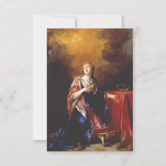 Saint Margaret of Scotland Holy Card Dankeskarte