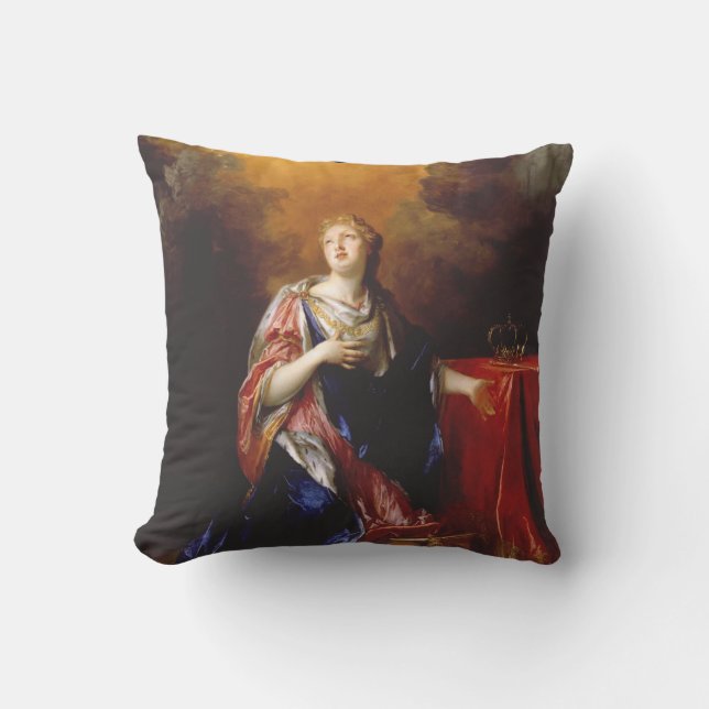Saint Margaret von Schottland Kissen (Vorderseite)