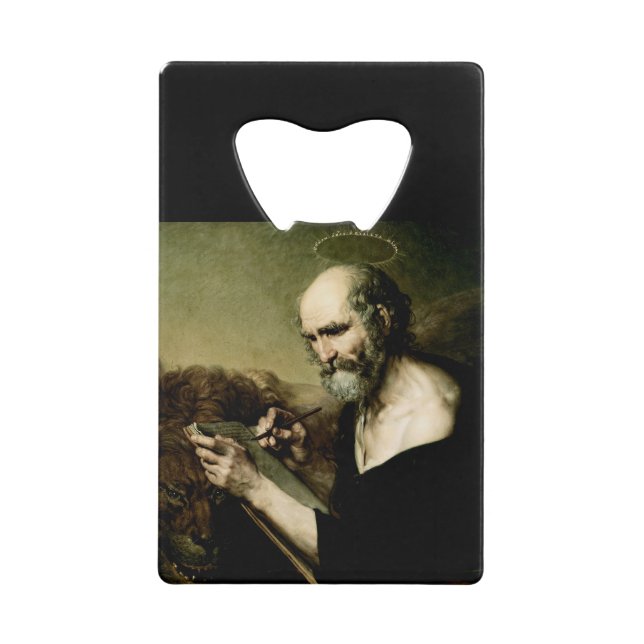 Saint Mark, Evangelist Geldbeutel Flaschenöffner (Vorderseite)