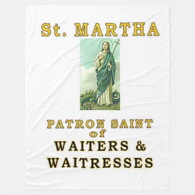 SAINT MARTHA FLEECEDECKE (Vorderseite)
