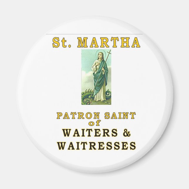 SAINT MARTHA MAGNET (Vorne)