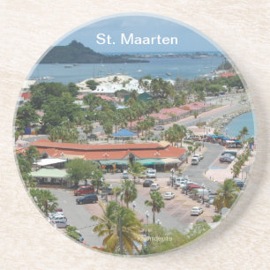 Saint-Martin - Dessous de verre de la baie Marigot