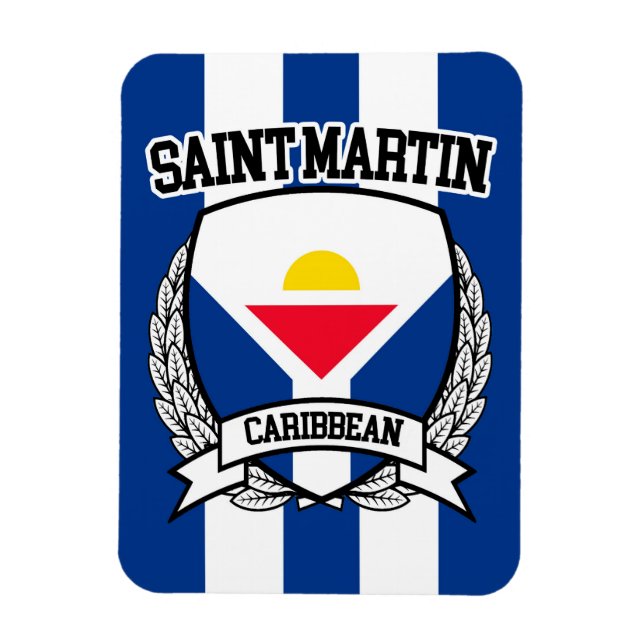 Saint Martin Magnet (Vertikal)