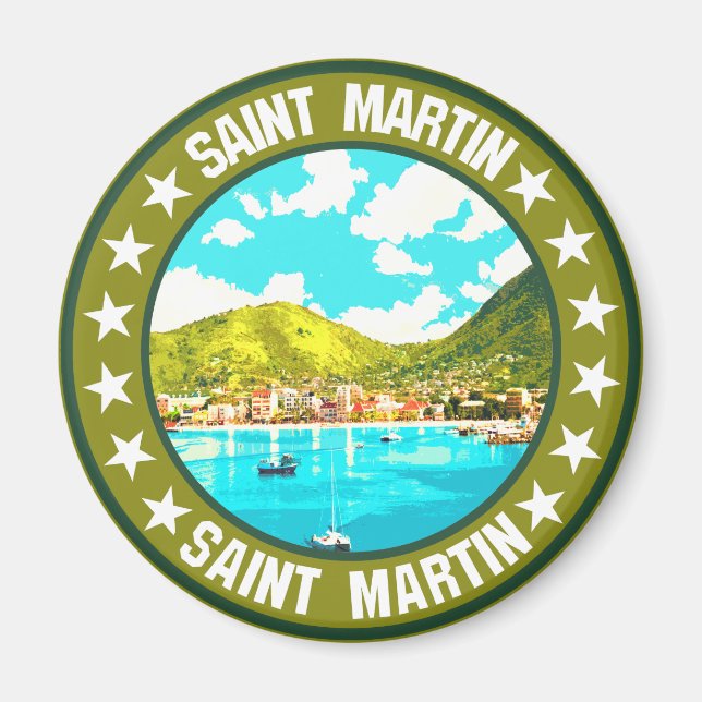Saint Martin Magnet (Vorne)