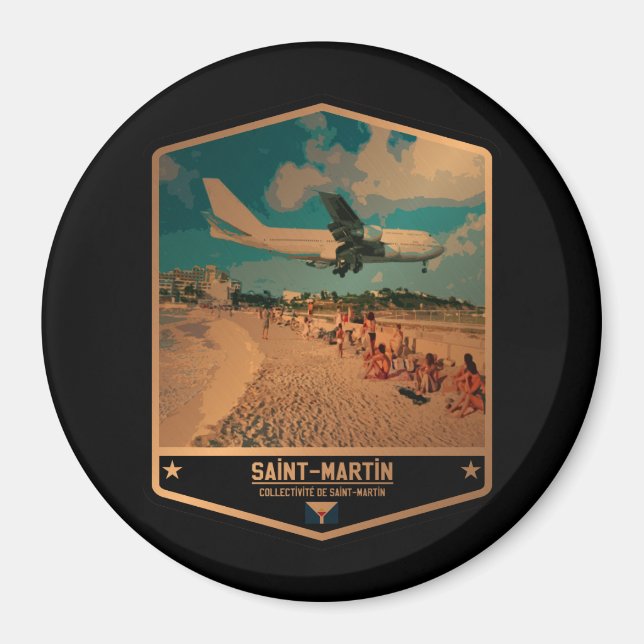 Saint Martin Magnet (Vorne)