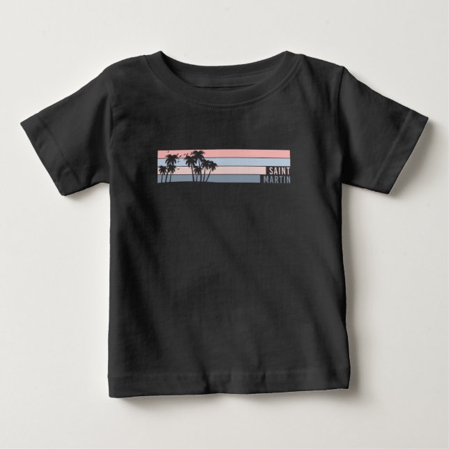Saint Martin St Maarten Island Baby T-shirt (Vorderseite)