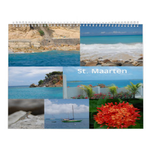 Saint Martin - St Martin Calendrier 12 mois