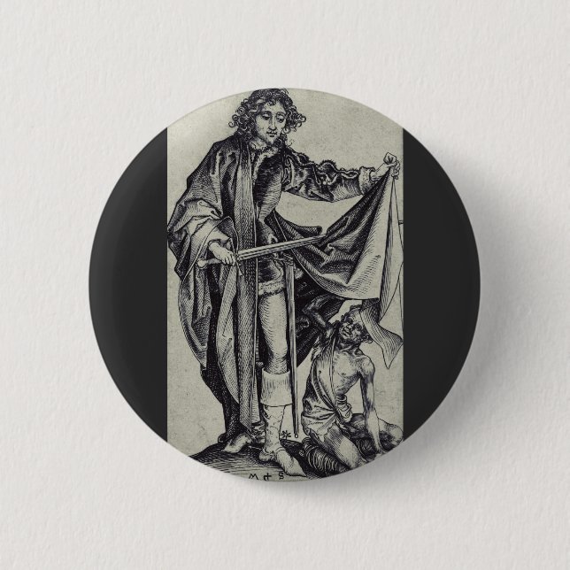 Saint Martin von Tours Button (Vorderseite)