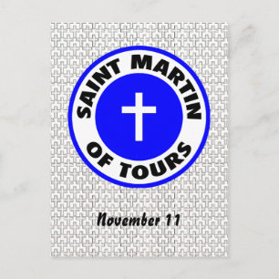 Saint Martin von Tours Postkarte