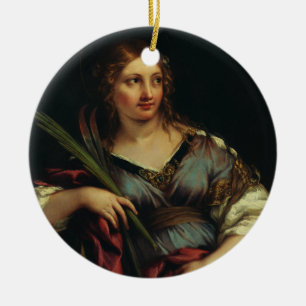 Saint Martina von Rom, Pietro Berrettini Keramik Ornament