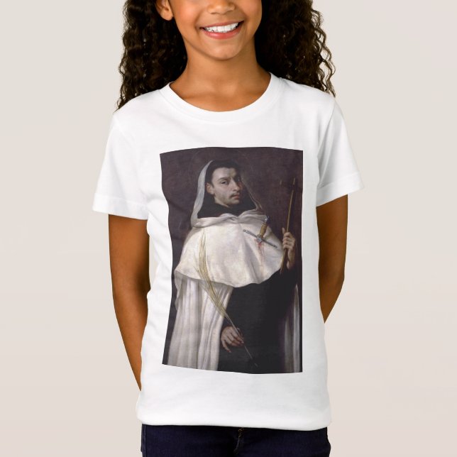 Saint Martyr Angelus von Jerusalem T-Shirt (Vorderseite)
