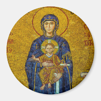 Saint Mary Byzantine Theotokos Magnet Hagia Sophia