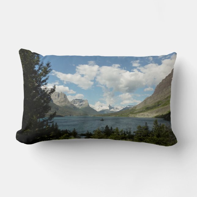 Saint Mary Lake II am Glacier National Park Lendenkissen (Vorderseite)