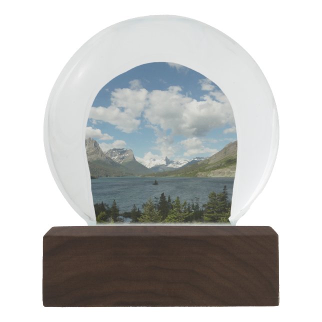 Saint Mary Lake II am Glacier National Park Schneekugel (Vorderseite)