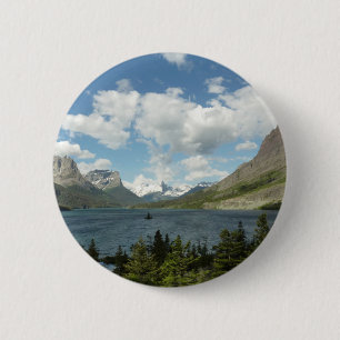 Saint Mary Lake II im Glacier-Nationalpark Button