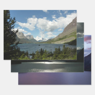 Saint Mary Lake II im Glacier-Nationalpark Geschenkpapier Set