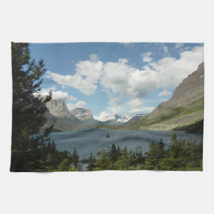 Saint Mary Lake II im Glacier-Nationalpark Geschirrtuch