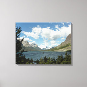 Saint Mary Lake II im Glacier-Nationalpark Leinwanddruck