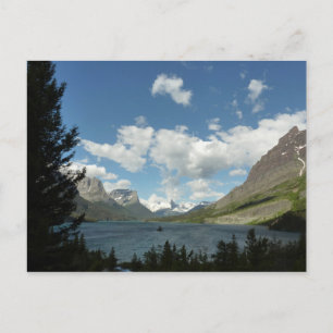 Saint Mary Lake II im Glacier-Nationalpark Postkarte