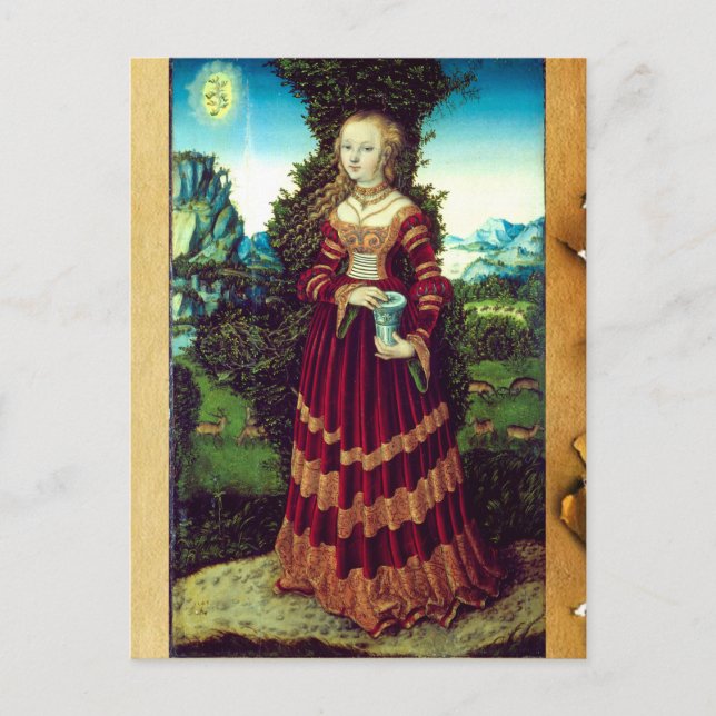 SAINT MARY MAGDALENE Parchment Postkarte (Vorderseite)