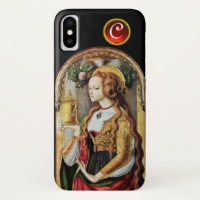 SAINT MARY MAGDALENE Ruby Gem Monogram ,Black