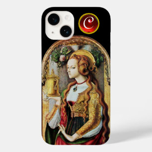 SAINT MARY MAGDALENE Ruby Gem Monogram ,Black title_seo2