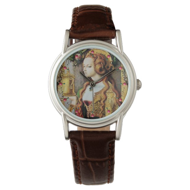 SAINT MARY MAGDALENE von Carlo Crivelli Armbanduhr (Vorderseite)