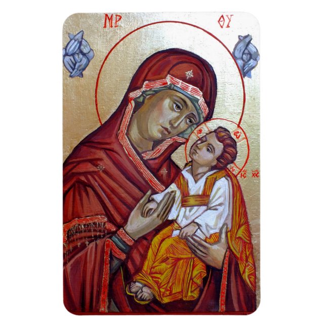 Saint Mary Theotokos Magnet (Vertikal)