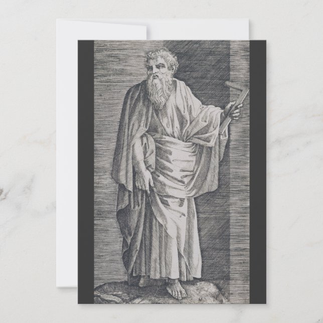 Saint Matthew der Apostel Dankeskarte (Vorderseite)