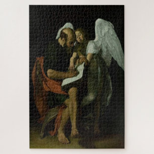 Saint Matthew und Angel von Caravaggio
