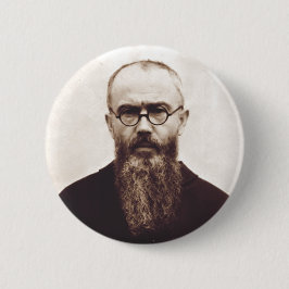 Saint Maximilian Kolbe polnischer katholischer Pri Button