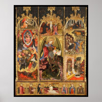Saint Michael Altarpiece The ArchAngel Poster