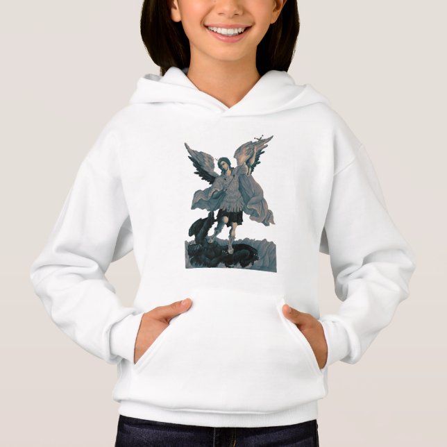 Saint Michael Archangel 2 Hoodie (Vorderseite)