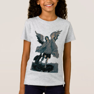 Saint Michael Archangel 2 T-shirt à manches d'ordi