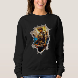 Saint Michael Archangel Katholische Christliche Fr Sweatshirt