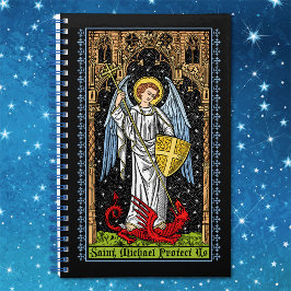 Saint Michael Battles the Beast-Notebook Notizbuch