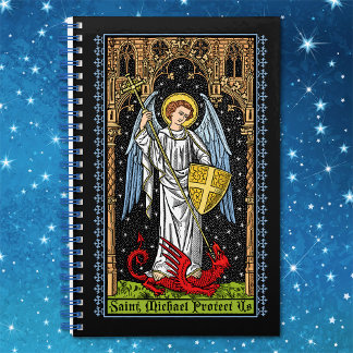 Saint Michael Battles the Beast-Notebook Notizbuch