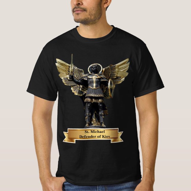 Saint Michael Défenseur de Kiev, T-shirt Ukraine (Devant)