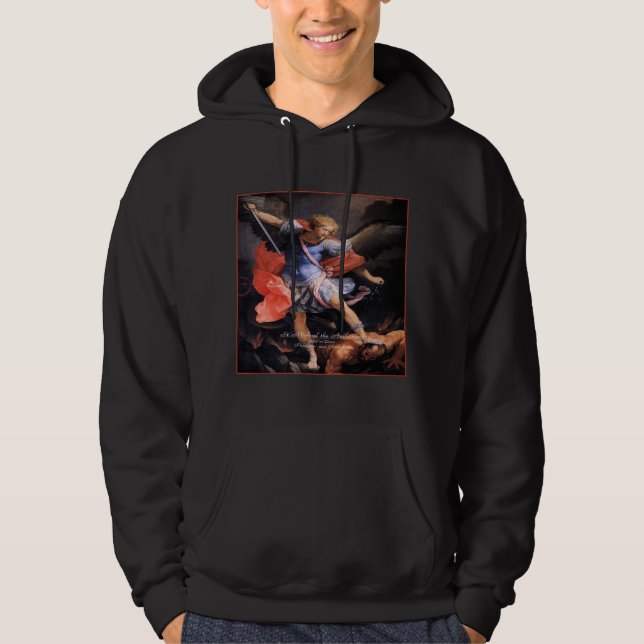 Saint Michael der Erzengel Hoodie (Vorderseite)