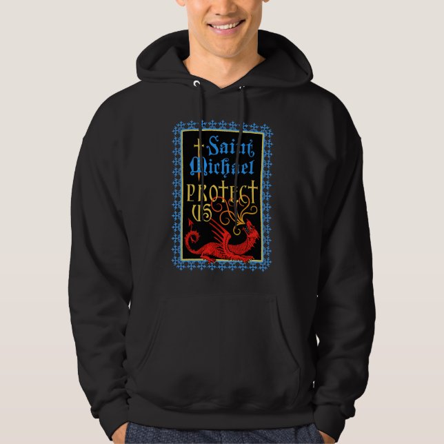 Saint Michael Hoodie (Vorderseite)