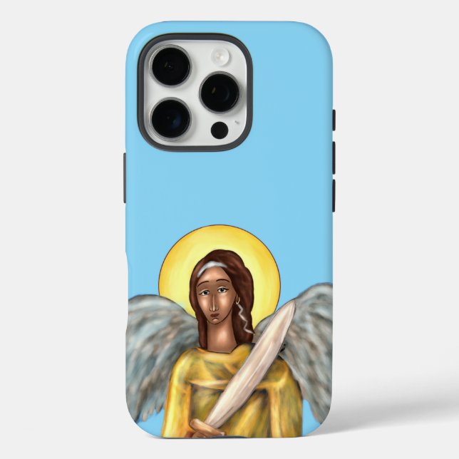Saint Michael iPhone case (multiple sizes) (Rückseite)