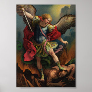 Saint Michael l'Archange Petite affiche