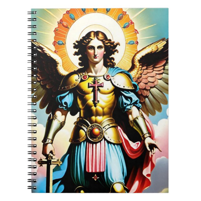 Saint Michael Notebook Notizblock (Vorderseite)