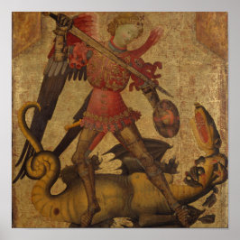Saint Michael und der Drache Poster