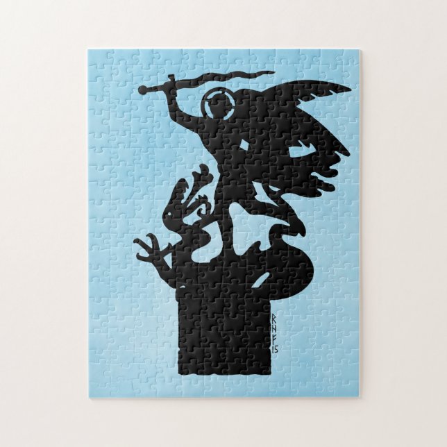 Saint Michael und Dragon (Vertikal)